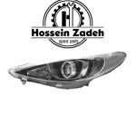 چراغ جلو چپ 207 جدید مدرن