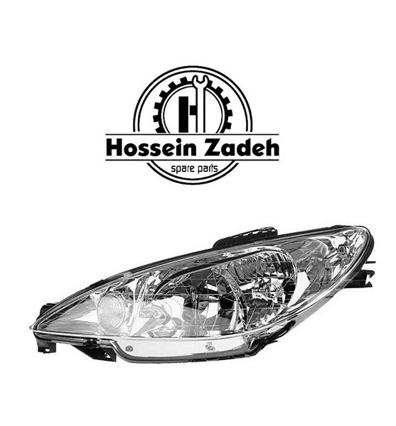 چراغ جلو چپ 206 تیپ2 فن آوران