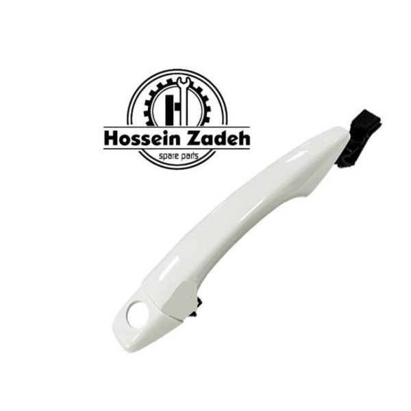 دستگیره بیرونی جلو چپ تارا سفید دنده ای