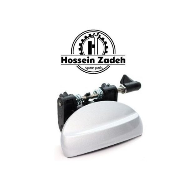 دستگیره بیرونی عقب چپ رانا پلاس نقره ای