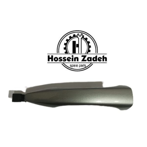 دستگیره بیرونی تارا جلو چپ نقره ای دنده ای